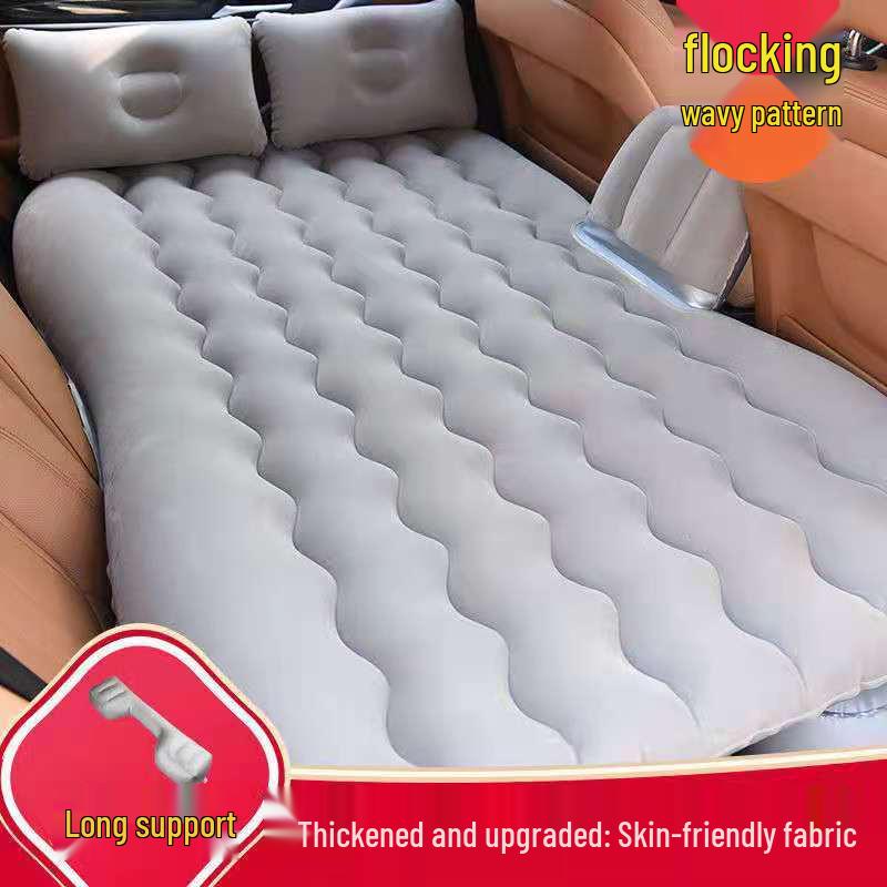 Inflatable Car Mattress for SUV and Sedan - Folding Travel Bed for Sleep and Self-Driving Tours