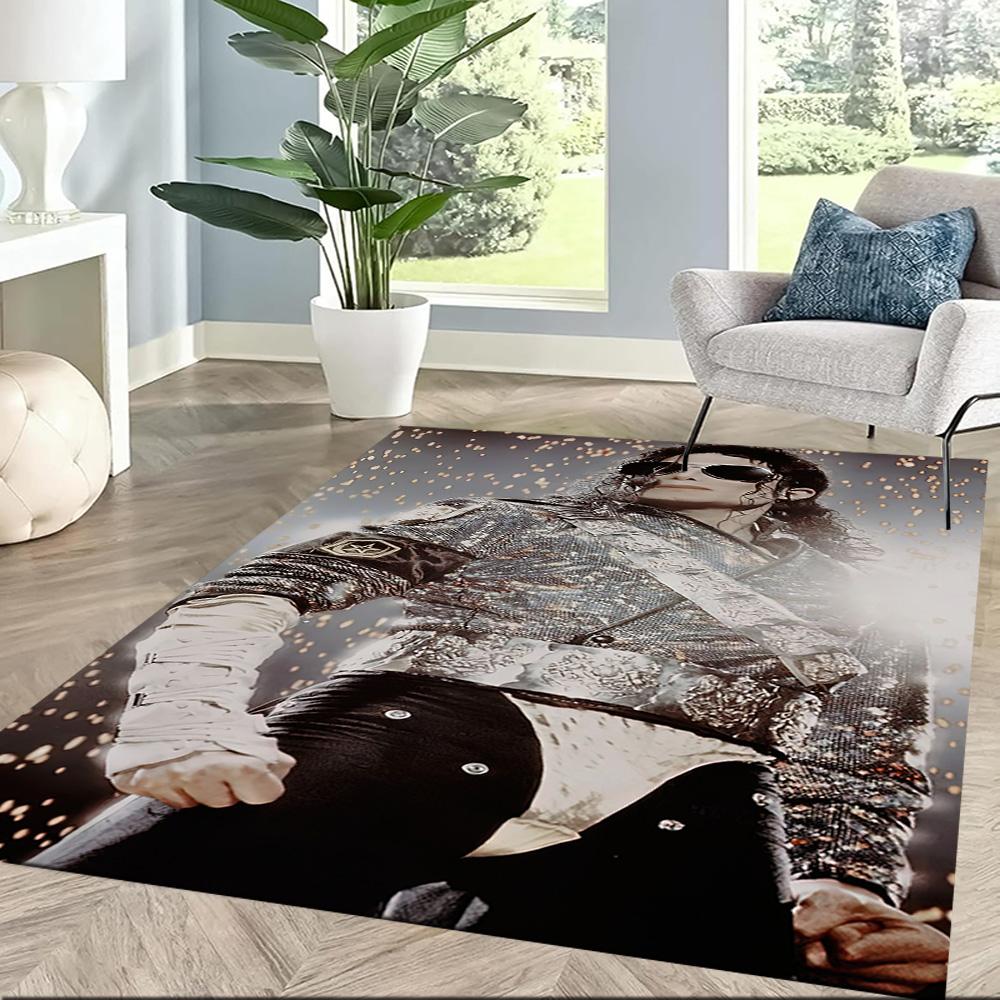 I tappeti quadrati dallo stile iconico di Michael Jackson sono un'ottima scelta per soggiorni, camere da letto, arredamento della casa e come regali.