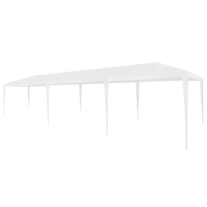 VidaXL Reception Tent 3x9 M PE White 45080