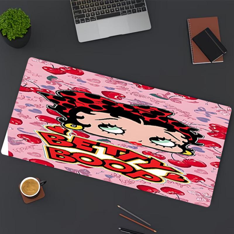 Betty Boop Print Mouse Pad, for Keyboard Pad Laptop PC Mat for Office Home Use, Desk Decor, Perfect Birthday Gift for Gamers