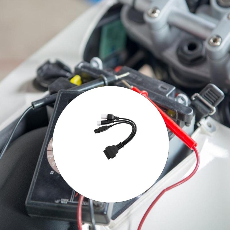Motorcycle Adapters Cable 16Pin Female To 3 4 6Pin Male OBDII Diagnostic Tool Motorcycle Diagnostic Cable for Bikes
