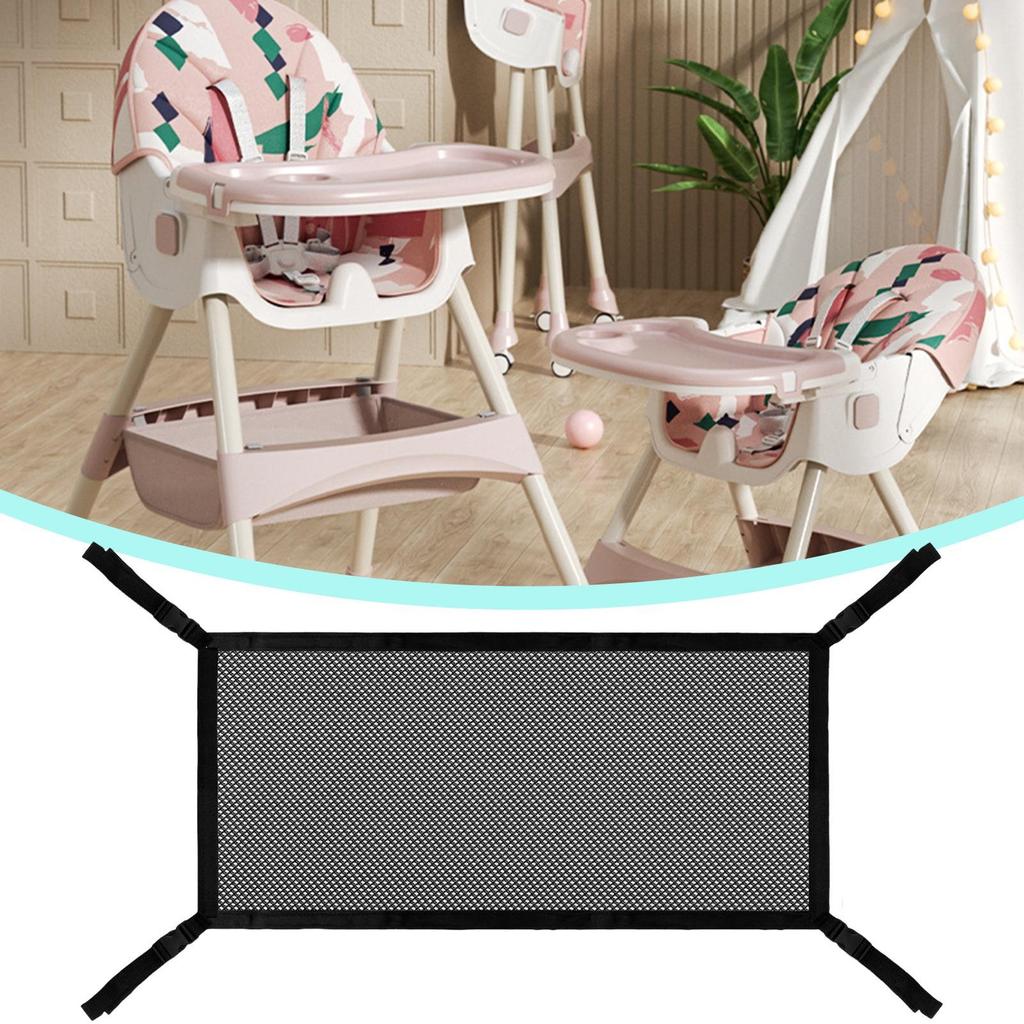 Babystoel Veiligheidsnet Kinderen Torenstoel Veiligheidsnet 4-zijdige Bescherming Stap Gereedschap Mesh Barrière Voor Spelend Kind Studerend Kind