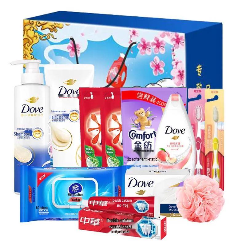 Dove A9001 Personal Care & Hair Care Essentials Set