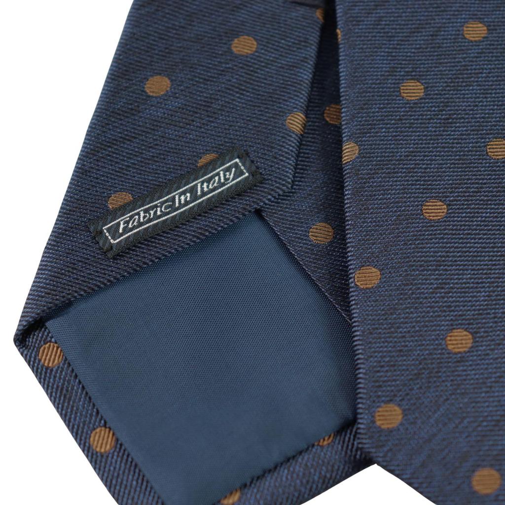 [Michiko London] Gift Boxed Italian Fabric, Made in Japan, Fabric in Italy Necktie, Brand, Polka Dot, Silk, Cotton, Gift, Present, Men's, Women's,