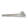 Kitchen Tongs Stainless Steel BBQ Tongs Heat Resistant Non-Slip Grip Barbecue Clamps Rust-Proof Metal Pliers for Grilling