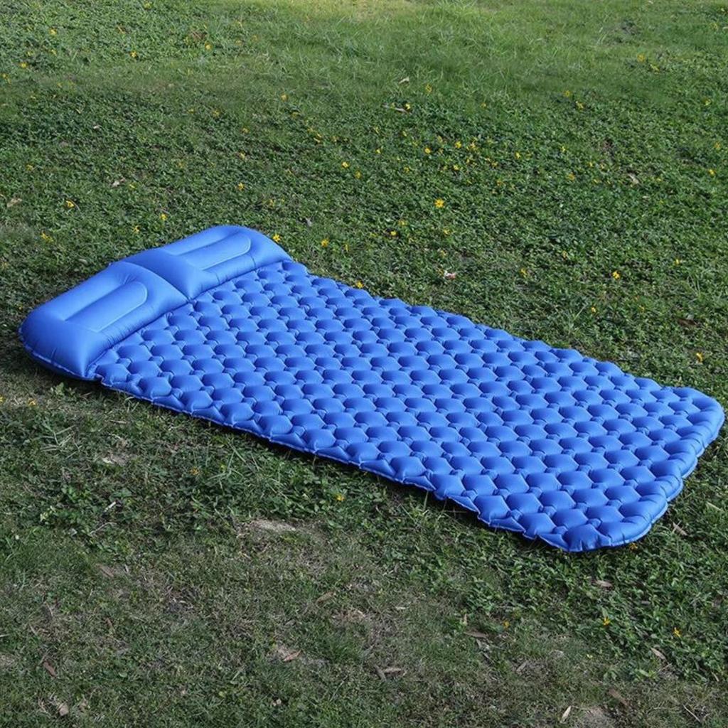 Double Mattress Mat Pillow Inflatable Tourist Large Strong