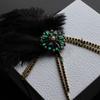 Masquerade Party Hair Accessories Korean Style Headband Sequin Hair Band Feather Headwear