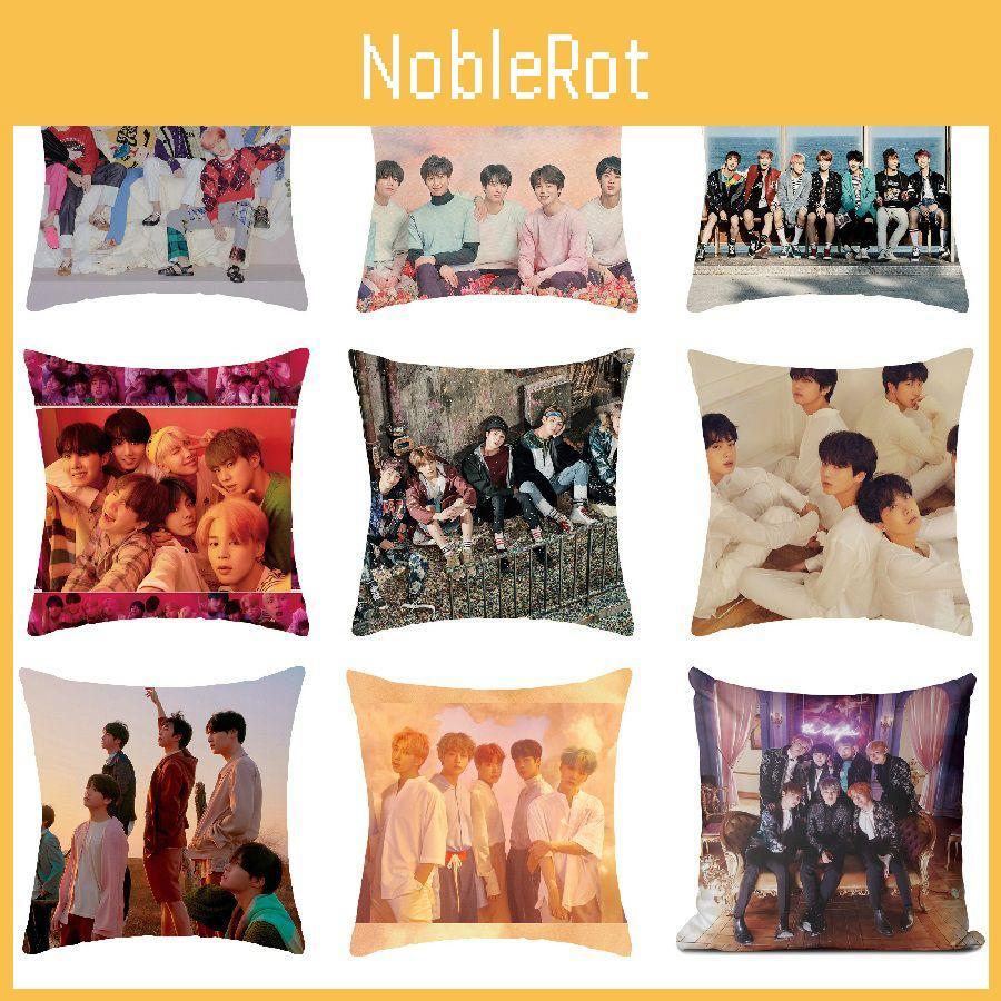 Of The Soul 7 Print Pillow Case Decorative Kpop Bangtan Boys Cover Cushion