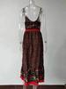 2026 Summer Bohemian V-Neck Floral Spaghetti Strap Maxi Dress for Women
