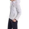Saucony Solid Color Casual Hooded Long Sleeve Down Jacket Women outerwear White SC1220003-1