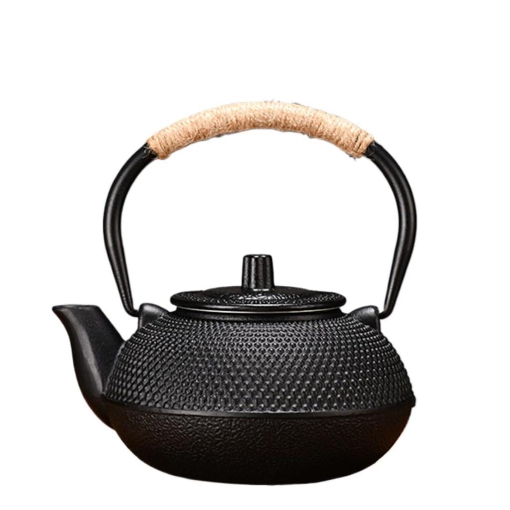 Qfmr Iron Nanbu Iron Rust Induction Cooker Can be Used on Direct Tea Ceremony Cast Suitable for Tea and Restaurants Teapot, Ironware, Unenameled,