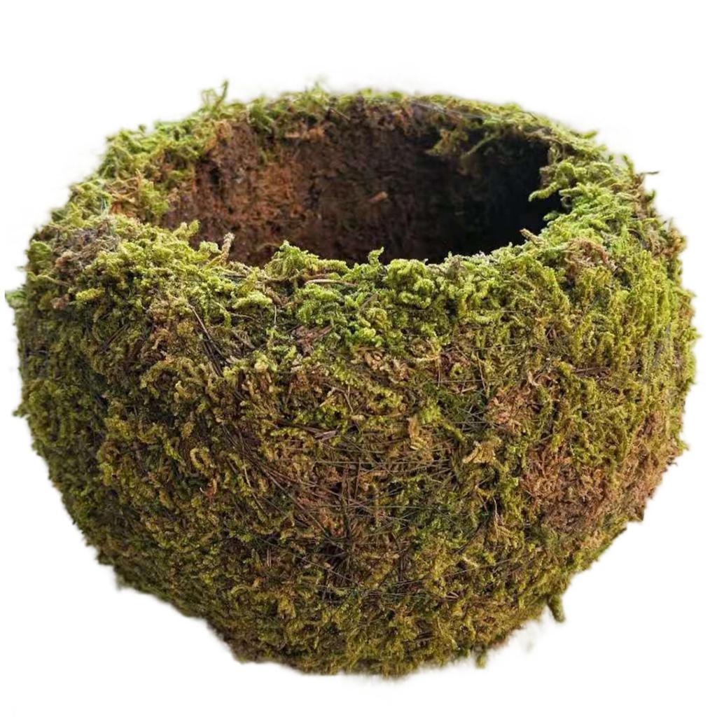 Květináč na mechovou kouli pro Kokedama Zahradničení Venkovní Vnitřní Displej Přírodní Mechový Květináč Průměr 15 cm Vnitřní Průměr 8 cm