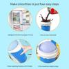 Silicone Smoothie Shaker Cup for Quick Homemade Ice Beverages