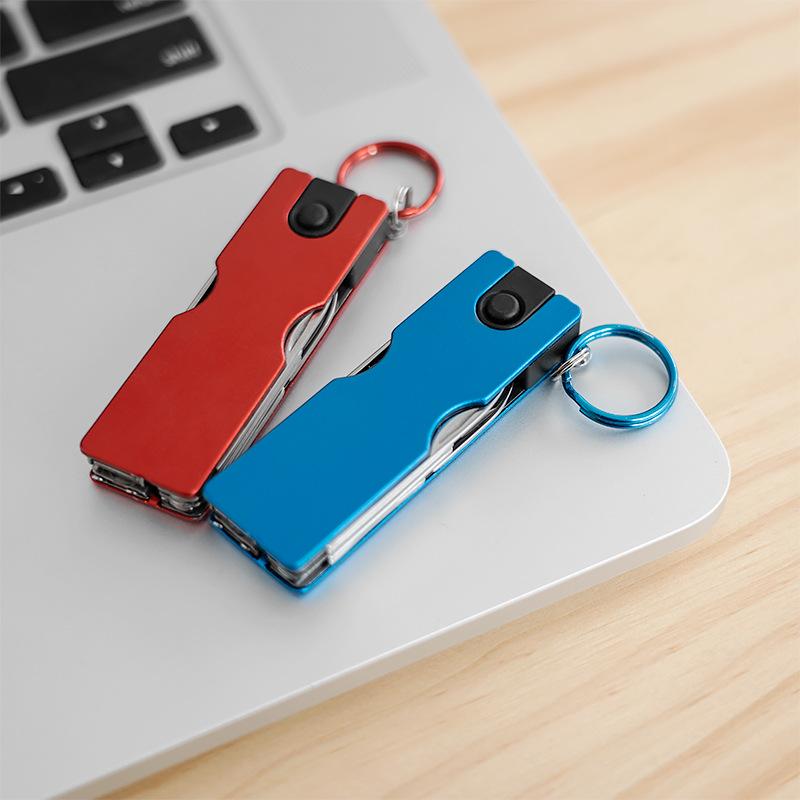 Popular Mini Multifunction Nail Beauty Tool: Folding Knife with LED, Scissors, and Clippers