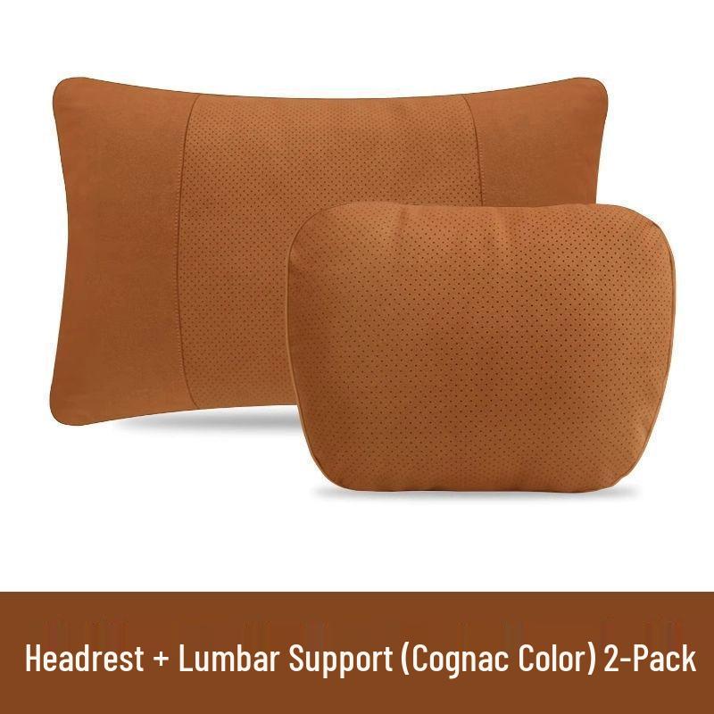Tesla Car Headrest and Neck Support Pillow for Model 3/Y/S/X - Lumbar Support Cushion for Car Seats
