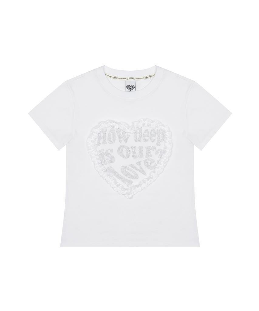 LUVISTRUE Lace Love Tee(White)