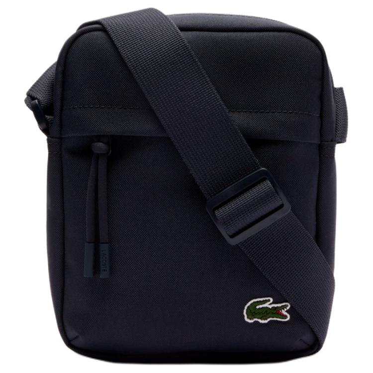 Lacoste Neocroc Casual Versatile Zipper Shoulder Bag Men Shoulder Bag Navy-Blue NU4788NE-L24 Marine Blue