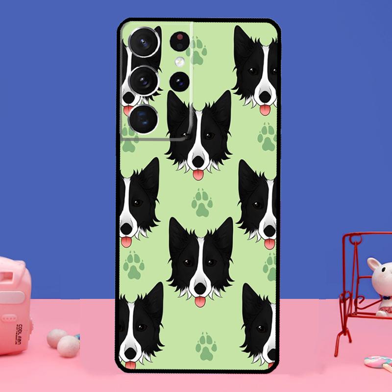 Чехол для телефона с изображением бордер-колли для Samsung Galaxy S22 Ultra S8 S9 S10 Plus Note 20 Ultra S20 FE S21 Ultra Galaxy S8
