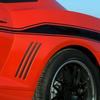 TOMALL 6pcs Car Side Vent ert Stripe Vinyl Stickers Compatible with Chevrolet Camaro 2010-2015 Inlay Side Vent Gill Decals for Car (Matte Black)