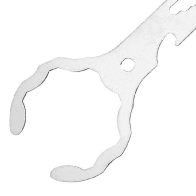 Edelstahl-Schraubenschlüssel für einfache Handhabung von Gasflaschenventilen und mehr, multifunktional einsetzbar