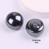 12mm Round Half-Face Steamed Bun Beads for DIY Crocs, Earrings, Hair Clips, and Jewelry Accessories.