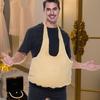 Funny Cosplay Dress Role-playing Fake Butt Belly Men Lady Big Booty Pregnant Woman Fat Suit Costume Belly For Men Tool Party
