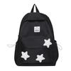 Mochila de Alto Valor para Estudiantes Universitarios Versátil Color Sólido Simple Estudiantes de Secundaria Versión Coreana Ins Mochila de Chica del Bosque