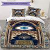 Evil Eye Pattern Bedding uilt Set uilt Cover Pillowcase Home Decoration Birthday Gift (1 * duvet cover + 2 * pillowcase  without core)166