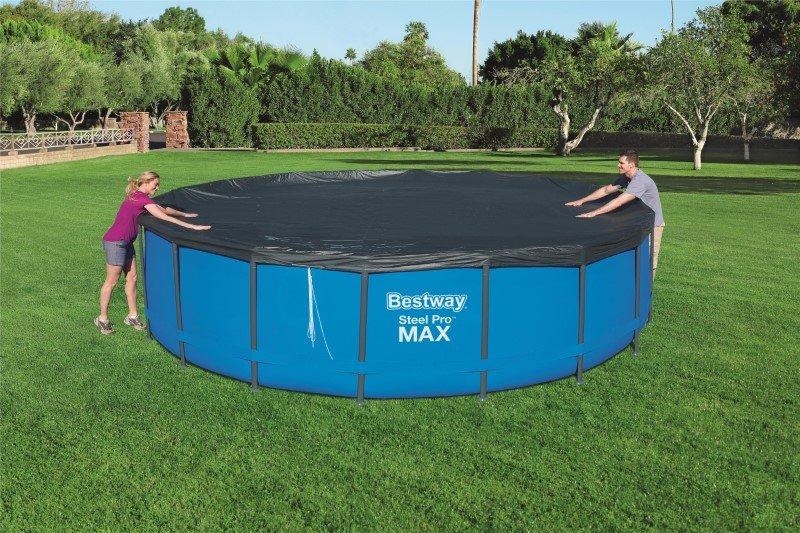 Cubierta para la piscina de estructura Bestway 58039 de 549 cm