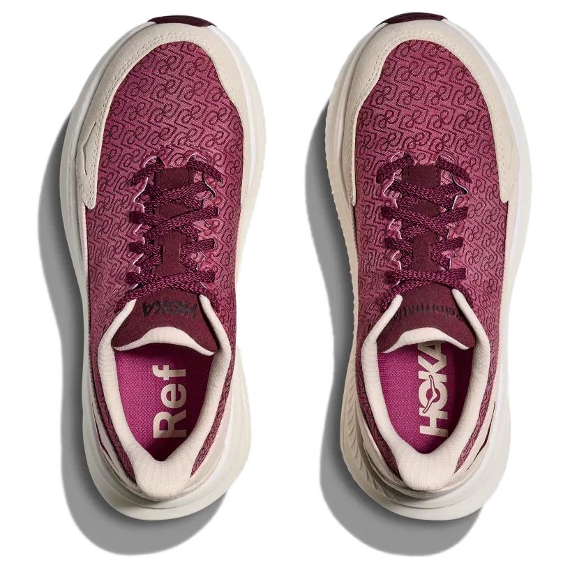 Reformation x Hoka One One Mach 6 LS Zapatos Lifestyle de Caña Baja Duraderos Antideslizantes Zapatos de Mujer Rojo Claro 1167690-SYRH
