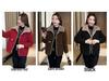 Petite Women's Velvet-Trimmed Winter Jacket - 2025 Fashionable Thick Outerwear