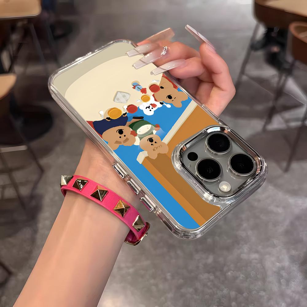 Cute Peanut Quokkas Phone Case For IPhone 17 Air 16 15 14 13 12 11 Pro Pro Max Plus Transparent Soft Cover