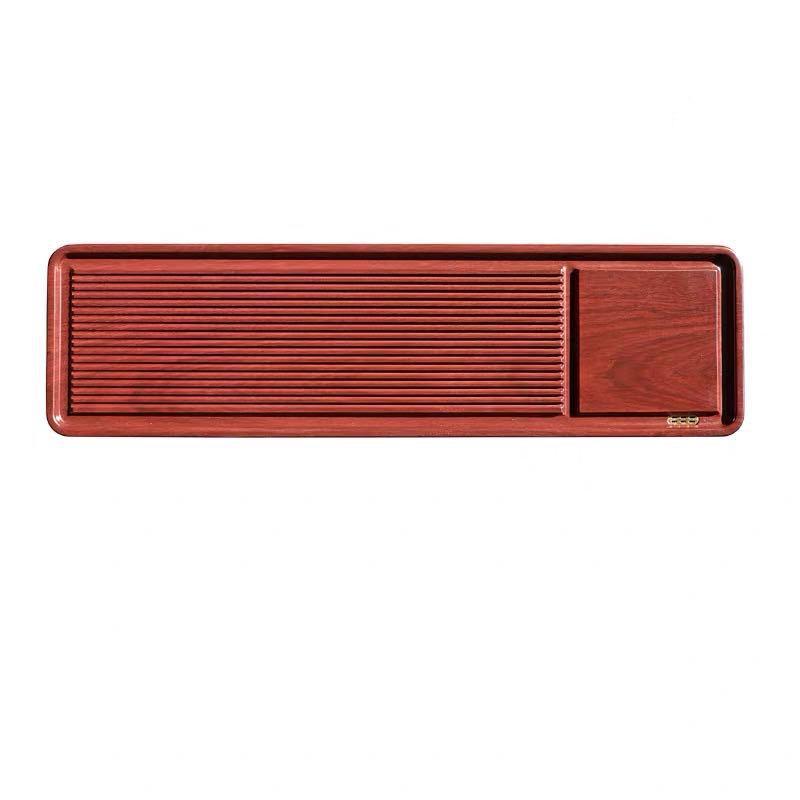 

Натуральный цельный деревянный чайный поднос, японский чайный столик, доска, высококачественный бакелитовый поднос, аксессуары для чайного сервиза в стиле ретро tea tray 90x25x4cm