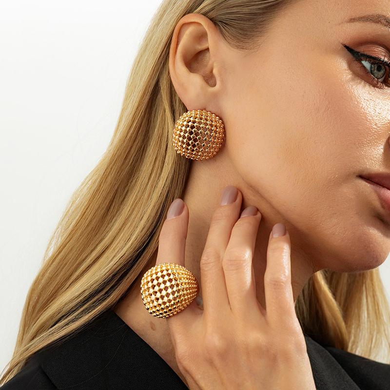 2Pcs/Set Luxury Geometric Adjustable Open Rings For Women Vintage Irregular Square Chunky Knuckle Ring Wedding Jewelry