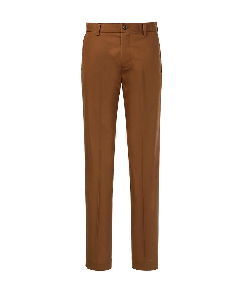 BROOKS BROTHERS Slim Fit Lightweight Advantage Stretch Chino Pants (Brown) (Bbpcmm73694Es)
