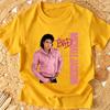 Kids Tee Cotton T Shirts Michael Jackson "Bad" Cartoon Print Short-Sleeve Top – Stylish Casual Crew-Neck T-Shirt for Boys Girls