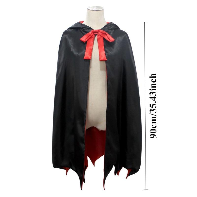 90cm Halloween Sexy Women Cloak Prop Little Red Riding Hood Cloak Queen Cosplay Costume Make Up Party Dress Family Party Clothes
