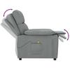 Vidaxl Armchair With Massage, Dark Gray, Fabric