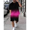 Men's Summer Sports Suit Short-sleeved Shorts Are Trendy, Fashionable, Simple, Breathable and Versatile