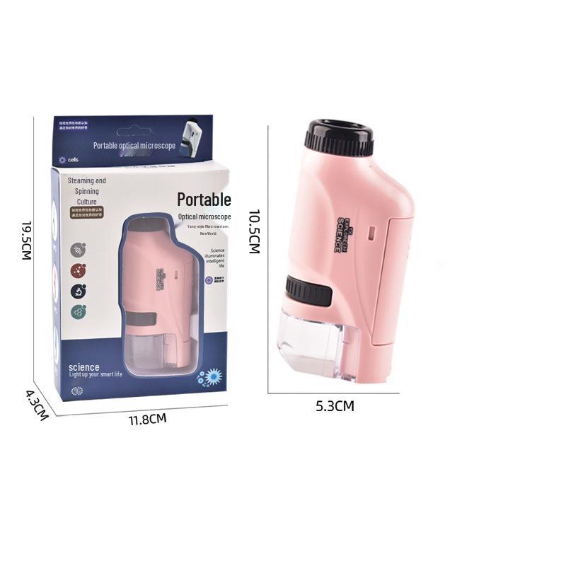 Portable Children's Microscope Set for Science Exploration