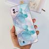 For Cover Realme C11 2021 Case Fashion Marble Love Heart Silicone Soft TPU Phone Back Cover For Realme C11 RMX2185 C20 C20A Capa