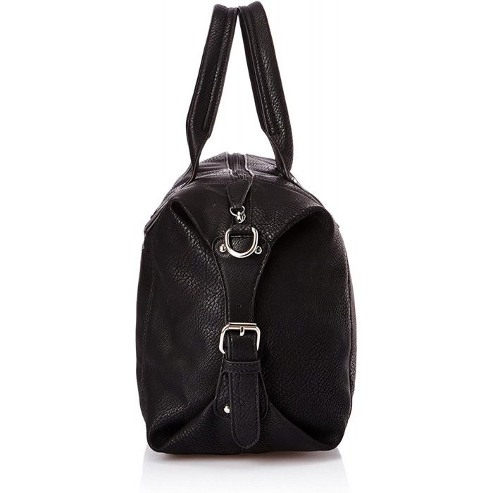 Sac bowling - LE TEMPS DES CERISES - Elegance 6 - Simili cuir grainé - Noir - 31x19x40 cm