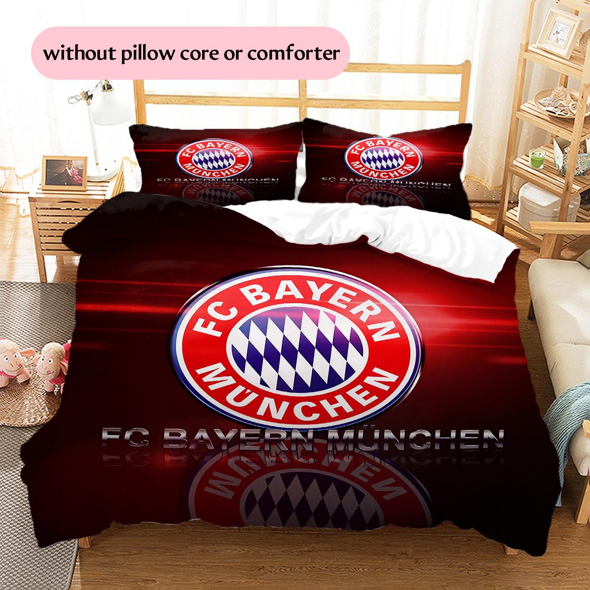 FC Bayern Munich Rakstu Gultasveļas Segu