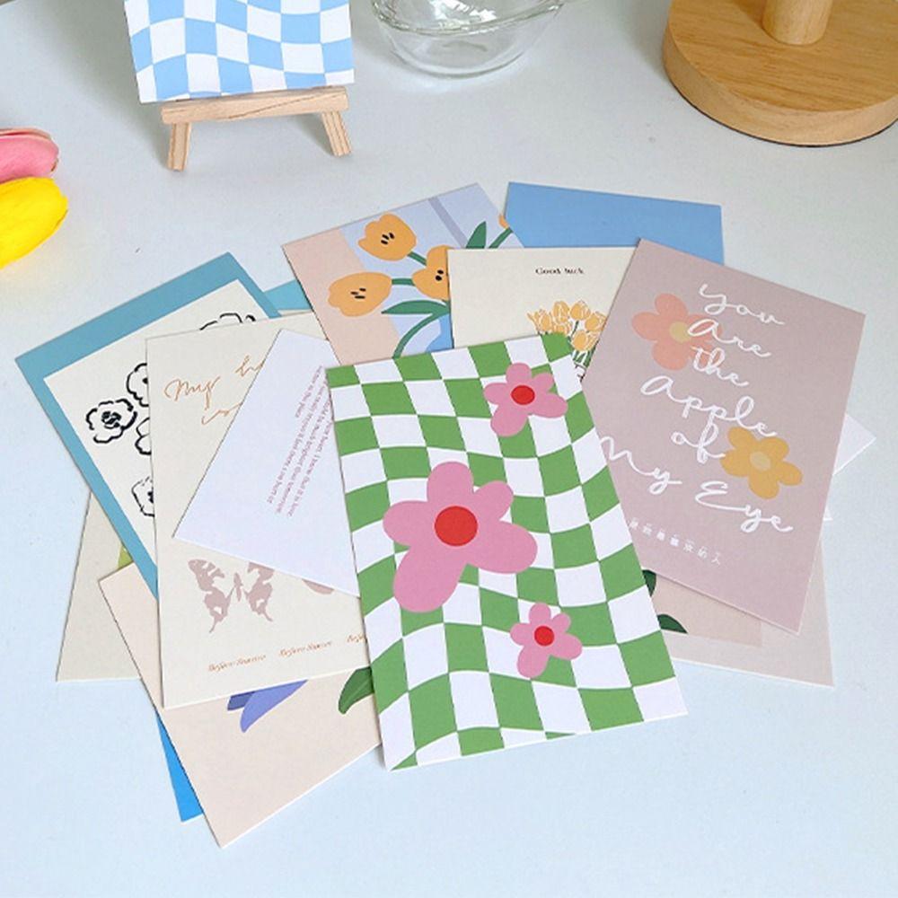 30Sheets Colorful Flower Cute Decorative Card DIY Background Greeting Card  Photo Props
