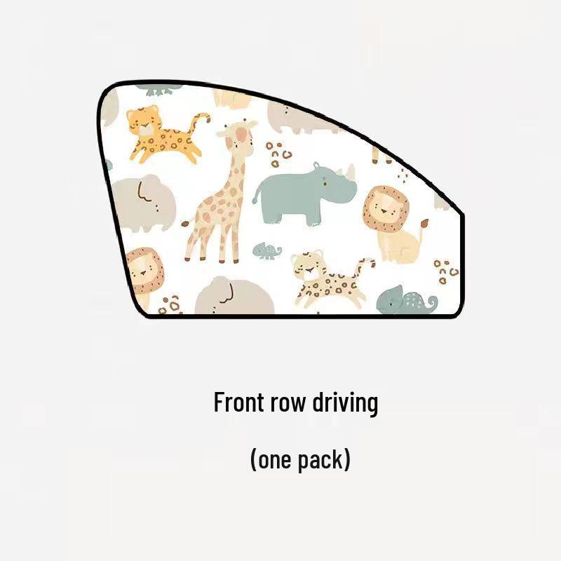 Children s Magnetic Car Window Sun Shade & Heat Insulation Blackout Curtain