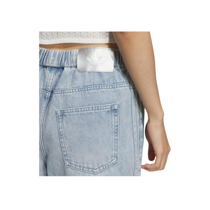 adidas Oryginalne Damskie SPODNIE JEANSOWE Niebieskie KC5837