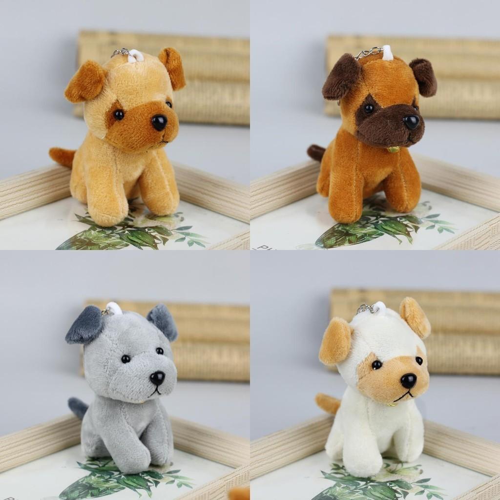 Adorable Husky Plush Toy Realistic Dog Stuffed Animal Cute Puppy Doll Keychain