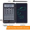 Scientific Calculator with LCD Writing Tablet – 240 Functions for Math, Physics & Exams, Dual-Line Display, One-Click Clear & Lock, Pull-Out