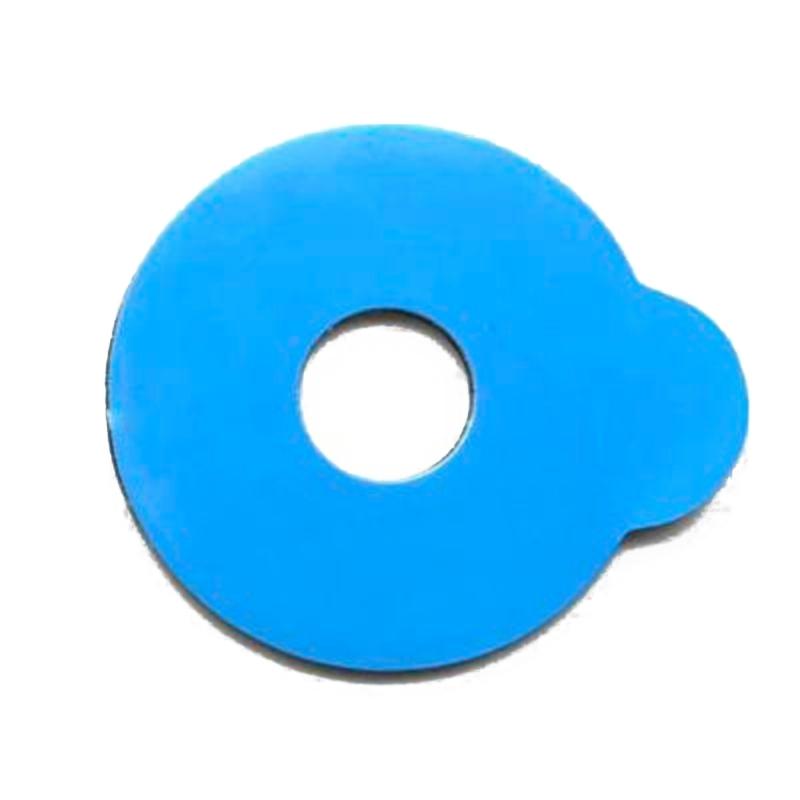1000Pcs Optical Eyeglasses Lens Blocking Pads Double-Sided Sticker Tape Blue Pad High Stickiness No 22X25.5MM for E
