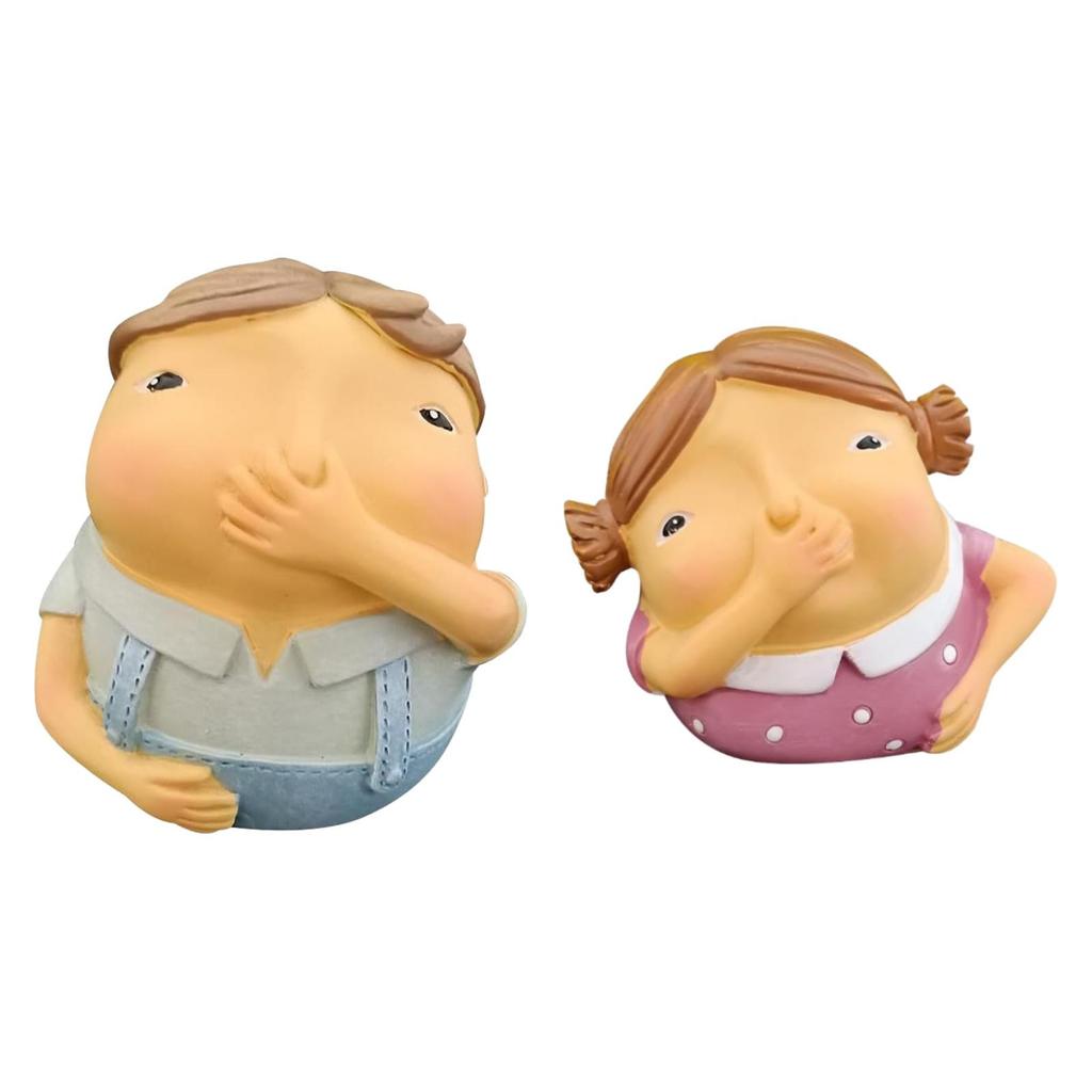 Decorative Toilet Bolt Cover Convenient Holding Nose Sculpture for Home